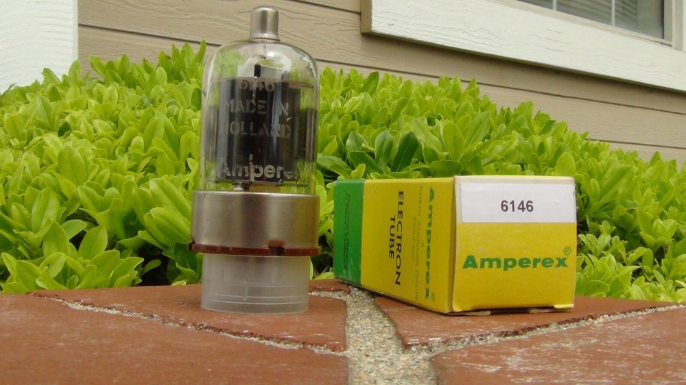 6146 Amperex Power Beam Output Tube-Holland-Tests 105%/105%-Free Shipping in US