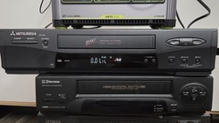 Mitsubishi HS-U446 VCR Stereo HiFi VHS Player Recorder Precision Engineered Vtg
