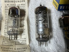 37 NOS VACUUM TUBES BRIMAR Telefunken Mullard TESLA Siemens EC92 EL805 84 ECF83