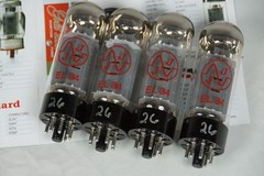 New Quad Pack of Matched JJ EL34 Power Vacuum Radio Tubes
