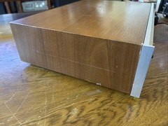 Realistic TM-90 Solid State AM FM Stereo Tuner Vintage Wood Wooden Case Japan
