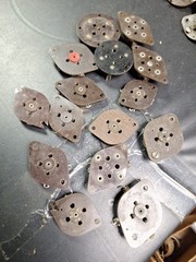 Vintage 4-pin Vacuum Tube Sockets Assorted 01A
