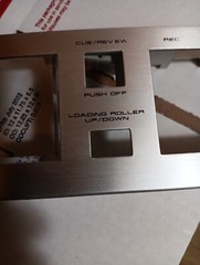 For Akai GX-77 Lower Control Faceplate Panel Used
