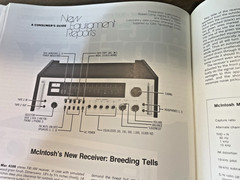 Original McIntosh Components from the 70’s Condition is very Good / 73 Pages /