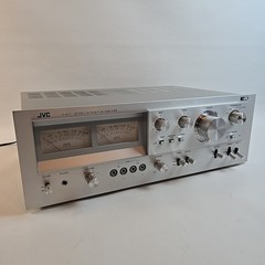 JVC JA-S77 Vintage Integrated Amplifier*1977*VU Meters Clean Tested A+ Beautiful