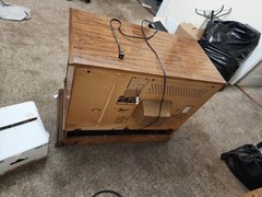 Zenith Vintage Wood Console Color CRT Television Set TV