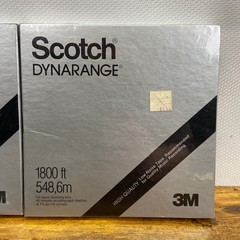 Factory Sealed Scotch DYNARANGE 7R-1800 ‘ Low Noise magnetic tape 212 Lot