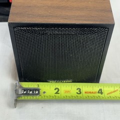 Realistic Minimus 0.3 Cat. 40-1250 Shelf Speakers 7 Watts Set of 2 VTG Untested