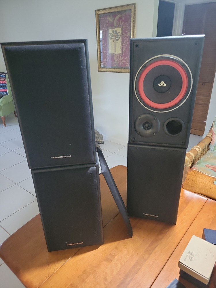Cerwin Vega (SET OF FOUR) Classic E-208 Speakers Way Bass-Reflex Speakers