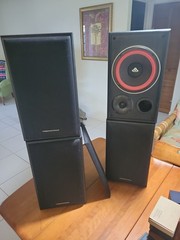 Cerwin Vega (SET OF FOUR) Classic E-208 Speakers Way Bass-Reflex Speakers