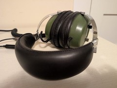 Vintage Le-Bo TA-327 Quad Headphones 4ch/2ch 1970’s Avacado Green ,Ex. Cond. HTF