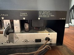 Vintage DeWald N-803B AM FM High Fidelity Tube Tuner Multiplex Output USA B.192