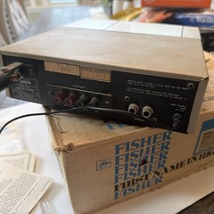 FISHER Stereo Tuner MODEL FM-M100 Original Box Vintage 1978 Paperwork Hi Fi