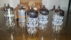 NOS – Boxed Set BELL & HOWELL 12AU7 1V2 6DT6A JAPAN Tube TV-7 No microphonics