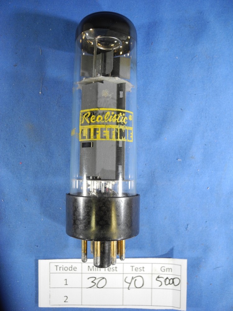 Realistic Lifetime – Vacuum Tube Germany / EL34 / 6CA7 (TESTED W/ TV-7D)