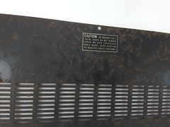 MCINTOSH C32 PREAMPLIER PARTS: BOTTON COVER