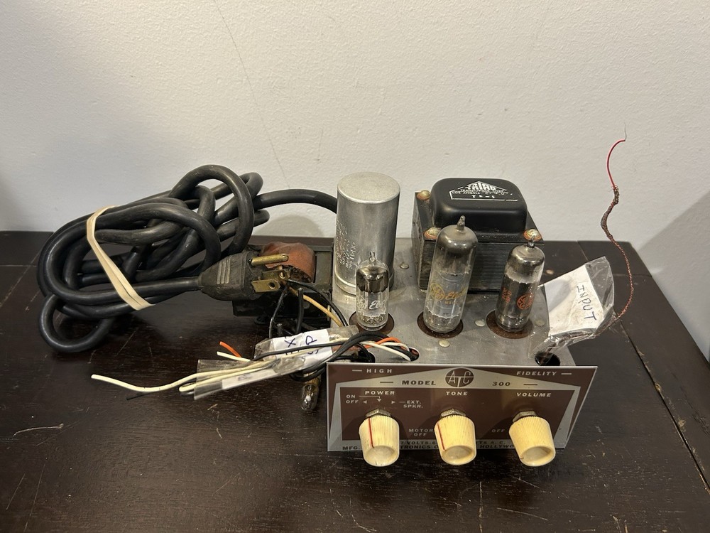 Audiotronics 300 guitar amplifier project vintage tube amp 6×4 el84 6bq5 6av6 #1