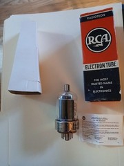 6146B/8298A RCA NOS Vacuum Tube Tested Strong open box Made in the U.S.A.