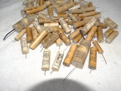 100 – Vintage 1950’s Ceramic Capacitor Pulls 100-150-200 vdc #16