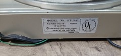 Hitachi HT-20S Turntable – Belt-Drive Low-Mass Pick-up Arm – Near Mint Cond VTG