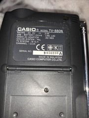 Vintage Casio LCD Color Handheld Television Model TV-880N Made In Malaysia