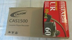 Califone Cas 1500 Player Recorder Maxell Cassettes
