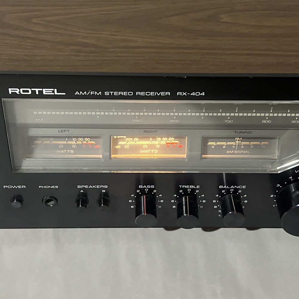 Rotel RX-404 AM/FM Stereo Receiver Tuner RX404 Vintage 70’s Free Shipping