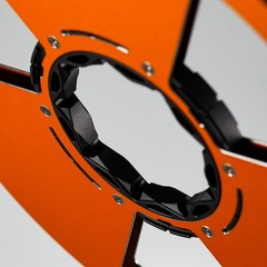 Studevox 10.5″ Edge Polished Orange Aluminium Tape Reel For Reel Tape Recorders