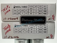RCA 12AX7A 1960’s 14mm Gray Plate Tubes PLATINUM MATCHED on AT1000 ECC83 7025