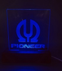 Pioneer SPEC-4 Stereo Power Amplifier Vintage LED Sign