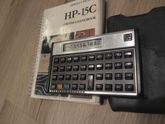 Hewlett Packard HP-15C Calculator with Slipcase, New Batteries, and Manual, USA