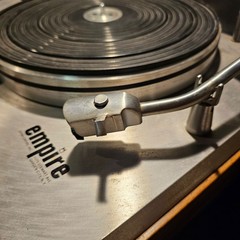 1962 Empire 298 3-Speed Turntable w/ Vintage Shure V15 Type II Cartridge TESTED