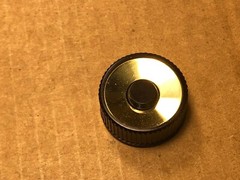 Nice Vintage McIntosh Brown & Gold Knob for C8 Preamplifier & others (Qty Avail)