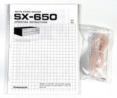 🔥【PRO SERVICED】Pioneer SX-650 Stereo 70W Receiver!~XSTR/CAP/LED MODS💥GUARANTY