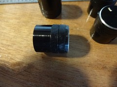 HAFLER OTHERS BLACK ALUMINUM REPLACEMENT KNOB SET OF 4