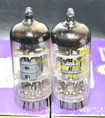 Date Matched Pair Mullard IEC 10M 6BL8 / ECF80 Vacuum Tubes Tested NOS On Hickok