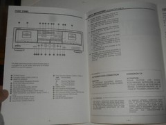 TEAC W-525R Owner’s Manual & Specifications Double Auto Reverse Cassette Deck
