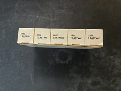 5x NOS Philips JAN 12AT7WC / 12AT7 / ECC81 Preamp Tubes 5 Pack Sleeve Free Ship