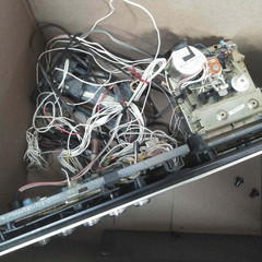 Morse Electrophonic Stand-Up Stereo System Console Parts 8 Track Tuner Record