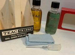 OEM TEAC TZ-252 Oil And Polisher KIT – For Capstan Motor Reel To Reel Players