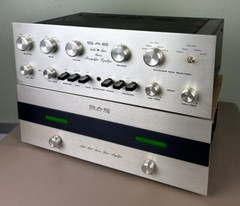 SAE MARK FOUR B AMPLIFIER WITH MARK ONE PREAMPLIFIER STEREO SYSTEM NICE