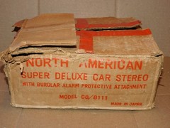 Vintage North American Super Deluxe 8 Track Car Stereo AS IS for Parts Repair