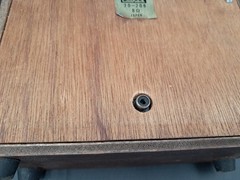 RARE Vintage Calrad Economical Compact Speaker 20-208 Deluxe Walnut Cabinet