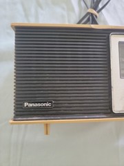 Vintage Panasonic RE-6283 AM FM Table Radio Tan Black MCM Retro 1970s WORKS
