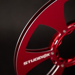 New One 10.5″ Red Aluminium Empty Tape Reels For R2R Tape Recorders