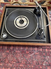 Vintage Magnavox Turntable 1K8821 Record Player Wooden Cabinet Motor Issue
