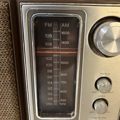 Vtg Retro Sony ICF-9650W Fidelity Sound AM/FM Radio Tested Works Free Shipping!