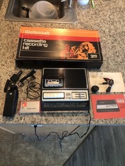 Vintage Wollensak 3M 4155 Cassette Recorder Tested Working Accessories