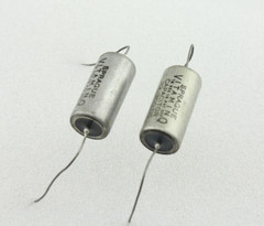 New Qty 2 Matched Pair Sprague Vitamin Q .22uF 300V PIO Capacitors NOS USA 1965