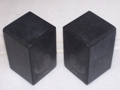 Realistic Minimus 7 Bookshelf Surround Speakers 40-2030C Upgraded Crossover Caps